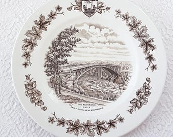 Collectors Series of Atlantic Canada 10" New Brunswick Dinner Plate Wood & Sons Staffordshire England