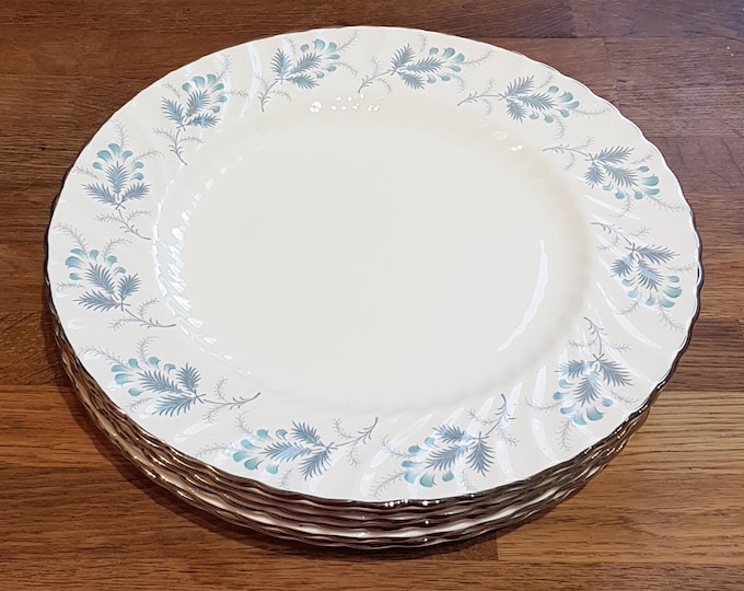 Aynsley Las Palmas Bone China Dinner Plates, 6 Available, Sold Individually