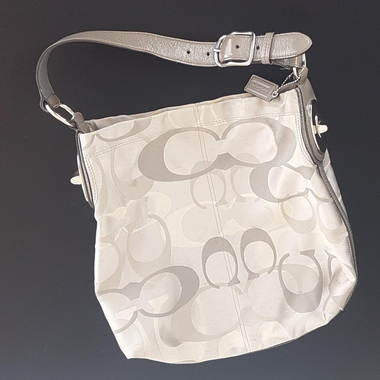 バッグ 1895 Coach Optic Signature Shoulderbag COACH Chelsea Optic Signature Jacquard Satchel Fold Over