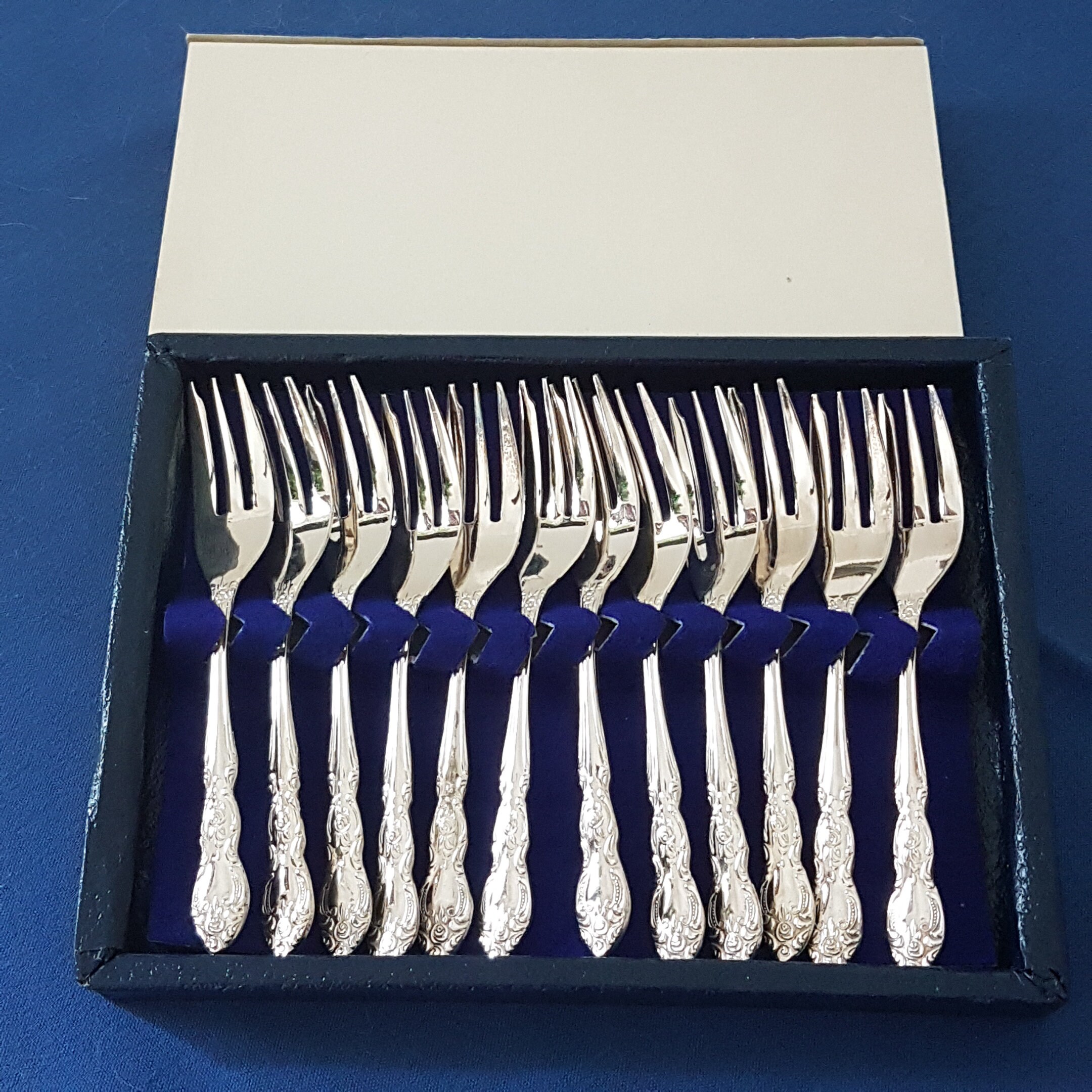 12 Vintage Pastry Forks, Dessert Forks, 2 Sets Available