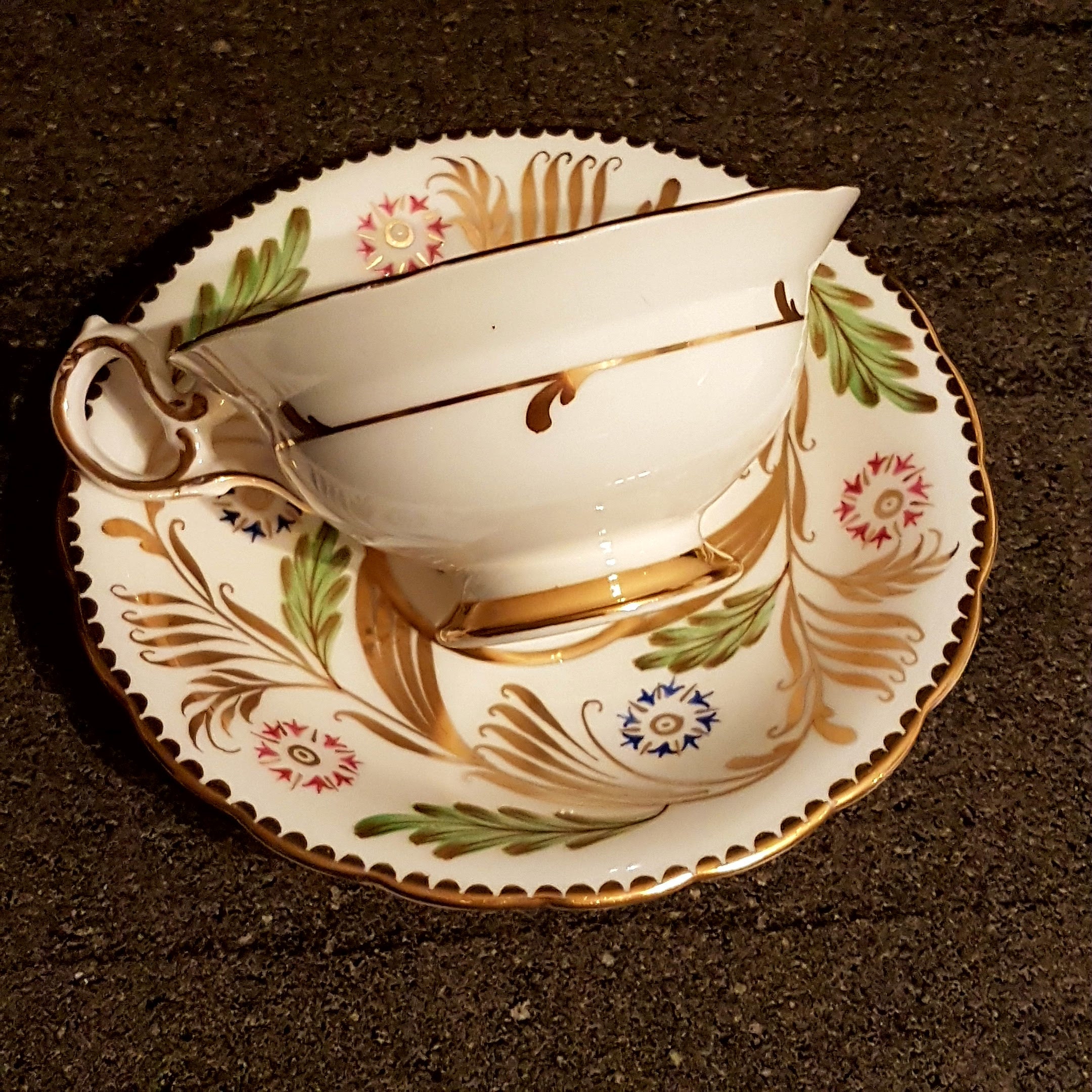 Drink & Barware High Handle Made in England Rare Vintage Royal Chelsea