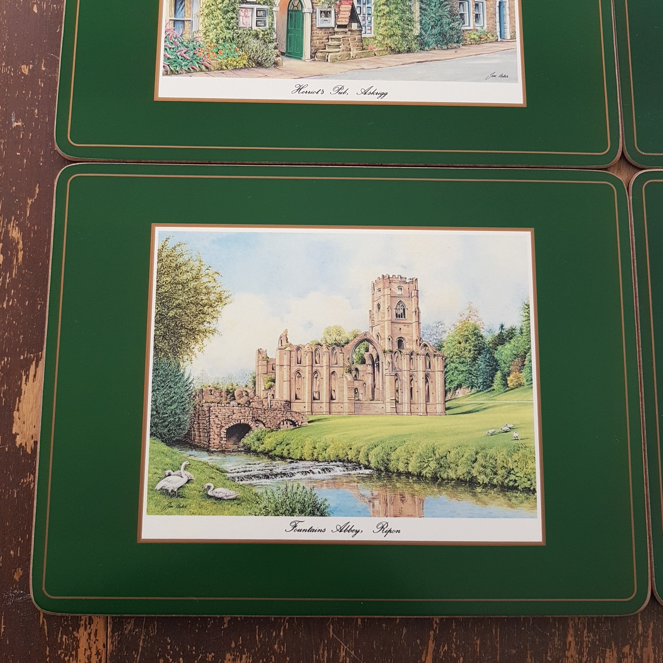 Pimpernel Placemats YORKSHIRE SCENES The Shambles, Fountains Abbey