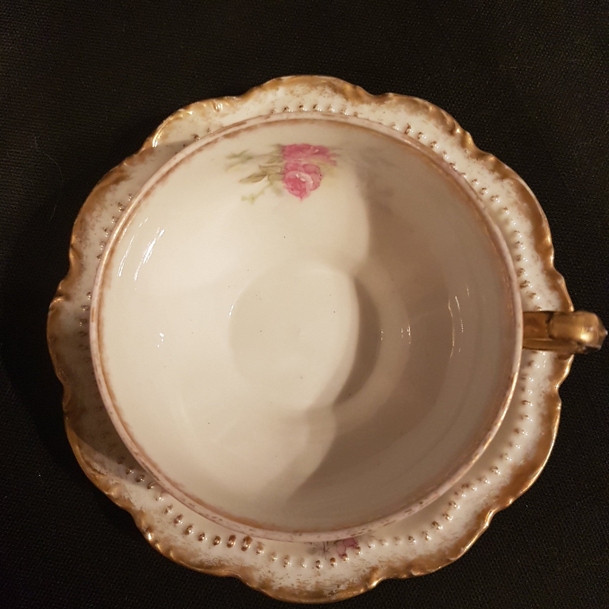 RARE Antique GEORGE BORGFELDT Coronet Limoges France Teacup (1910\'s) RARE Antique GEORGE BORGFELDT Coronet Limoges France Teacup (1910\'s)