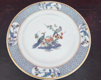 Haviland Limoges Ambazar Bird of Paradise Side or Salad Plates, France 1921