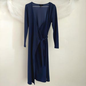 light blue dress pants women's Pleated WIDE Leg Dress Pants for Tall Women in Navy 18 / Extra Tall / Navy main image 1