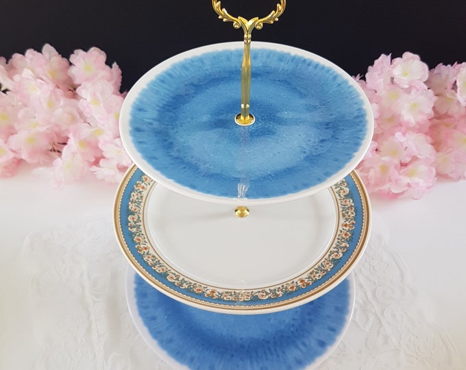 3 Tier Cake Stand, MELAMINE Plastic Plates, Outdoor Entertaining, Tea Party, Melamine Tray