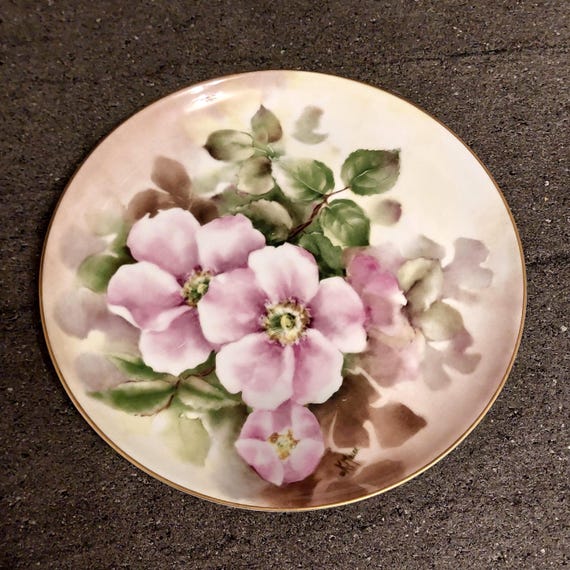 Alberta Wild Rose Sunrise Bone China Collector Plate Provincial Territorial Floral Emblems Canada Souvenir