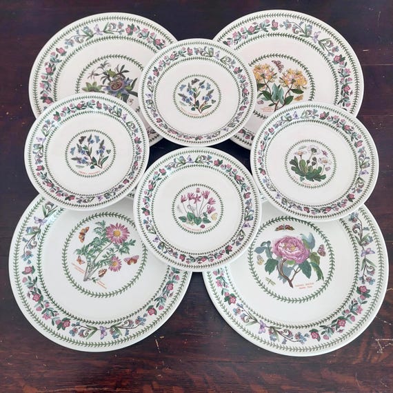 Portmeirion Botanic Garden Variations Dinner or Side Plates