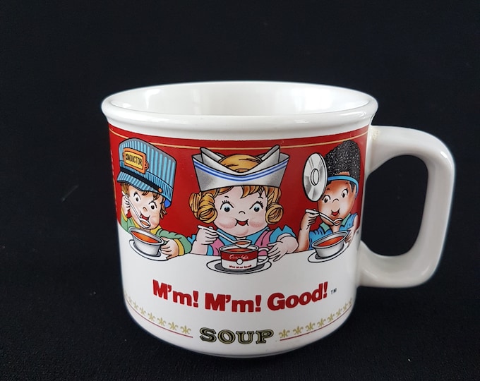 Vintage 1997 Campbell's Soup M'm M'm Good Coffee Mug - Retro Ceramic Cup for Soup Lovers