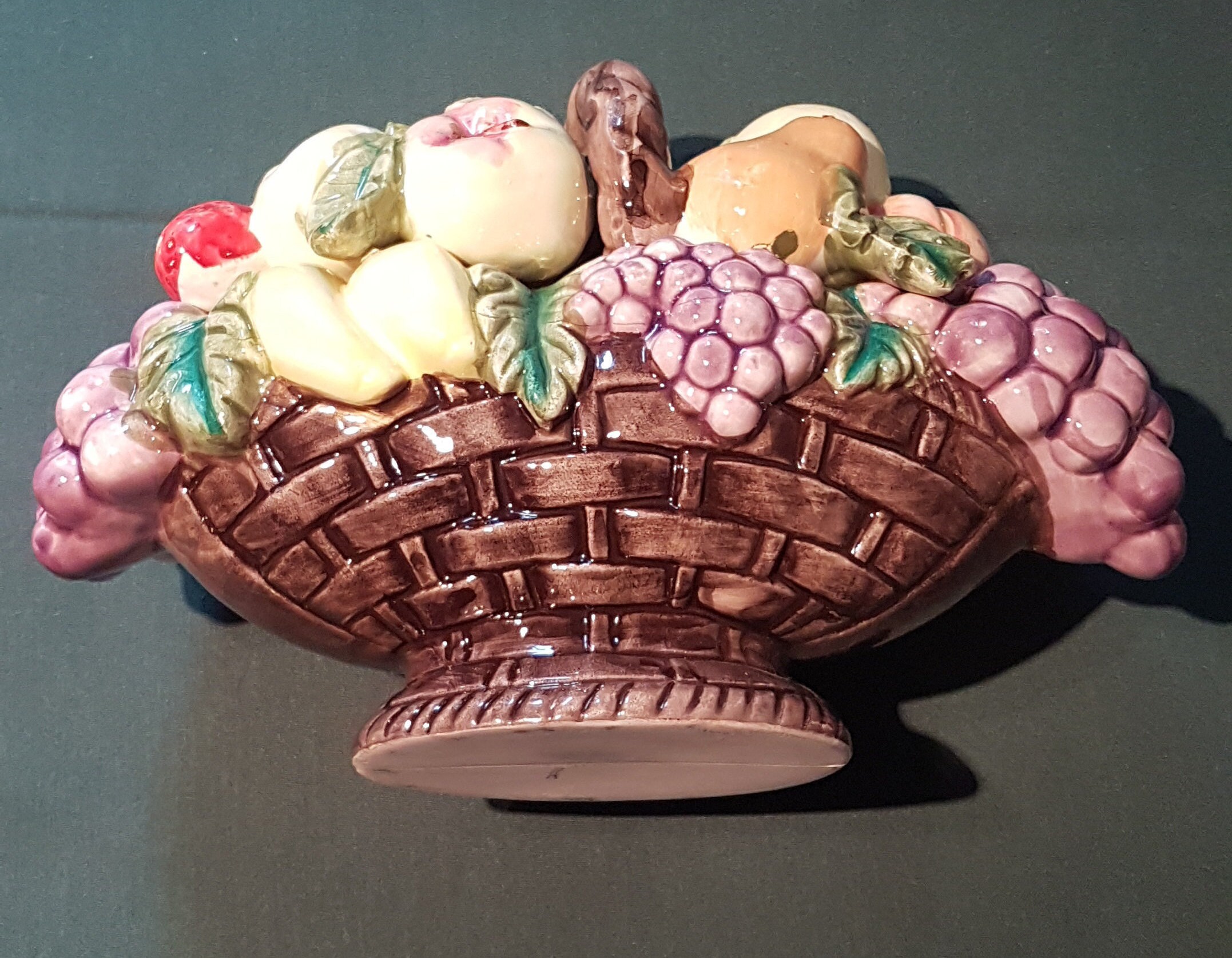 vintage ceramic fruit