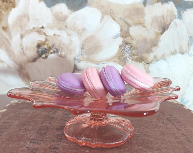 1930s Tiffin-Franciscan Pink Depression Glass Line #310 Pedestal Serving Plate