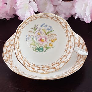 Royal Albert Basket of Flowers Tea Cup with Gift Options
