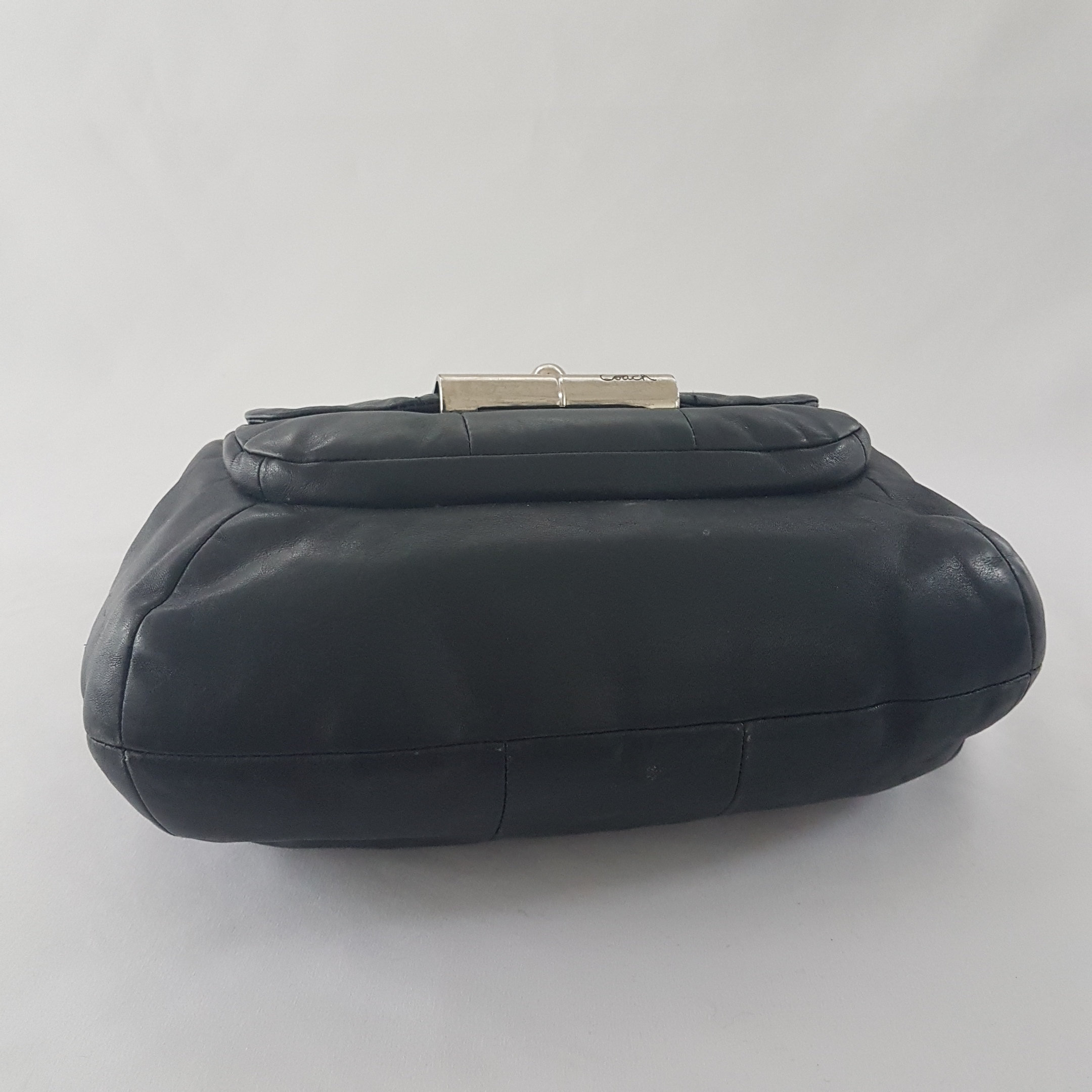Vintage COACH Black Leather Shoulder Bag