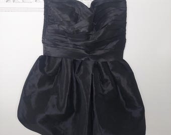 Calvin Klein Black Strapless Evening Dress Size 4