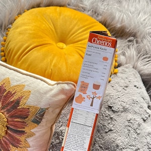Ensemble d'autocollants d'étiquettes nutritionnelles d'automne