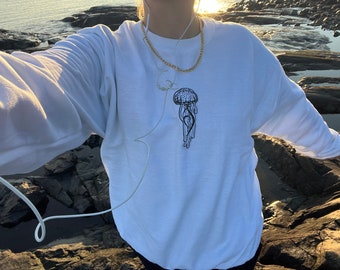 Jellyfish NEDA Symbol Sweatshirt: ED Recovery Clothing