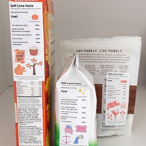 Ernährungsetiketten-Aufkleber: zur Heilung von Essstörungen, um Kalorienangaben auf Lebensmittelverpackungen auszublenden