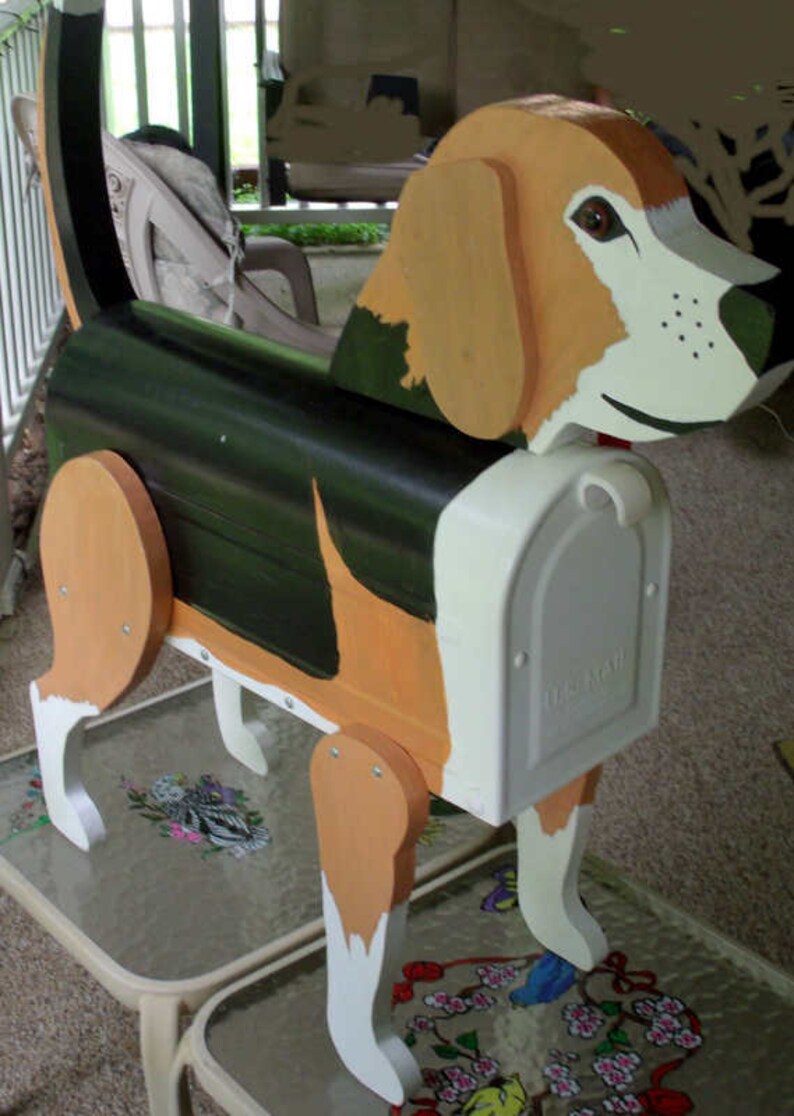 Custom Made Beagle Dog Mailbox Etsy