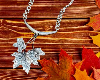 Autumn Leaves Detailed Neckace