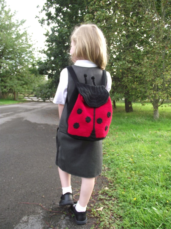 Patron PDF de Mochila Ladybird patron de crochet bolso de mariquita mochila terminos del Reino Unido PDF Etsy Espana