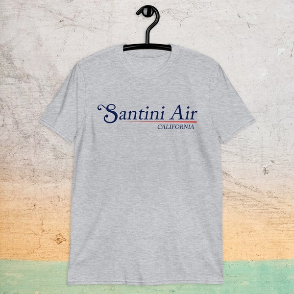 Airwolf Santini Air California T-Shirt - Airwolf 80s TV Show Shirt - Funny Aviation Helicopter Shirt - Aviation Gifts For Pilots