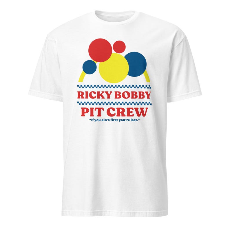 Chemise Ricky Bobby Pit Crew - T-shirt drôle de film de course de voitures image 2