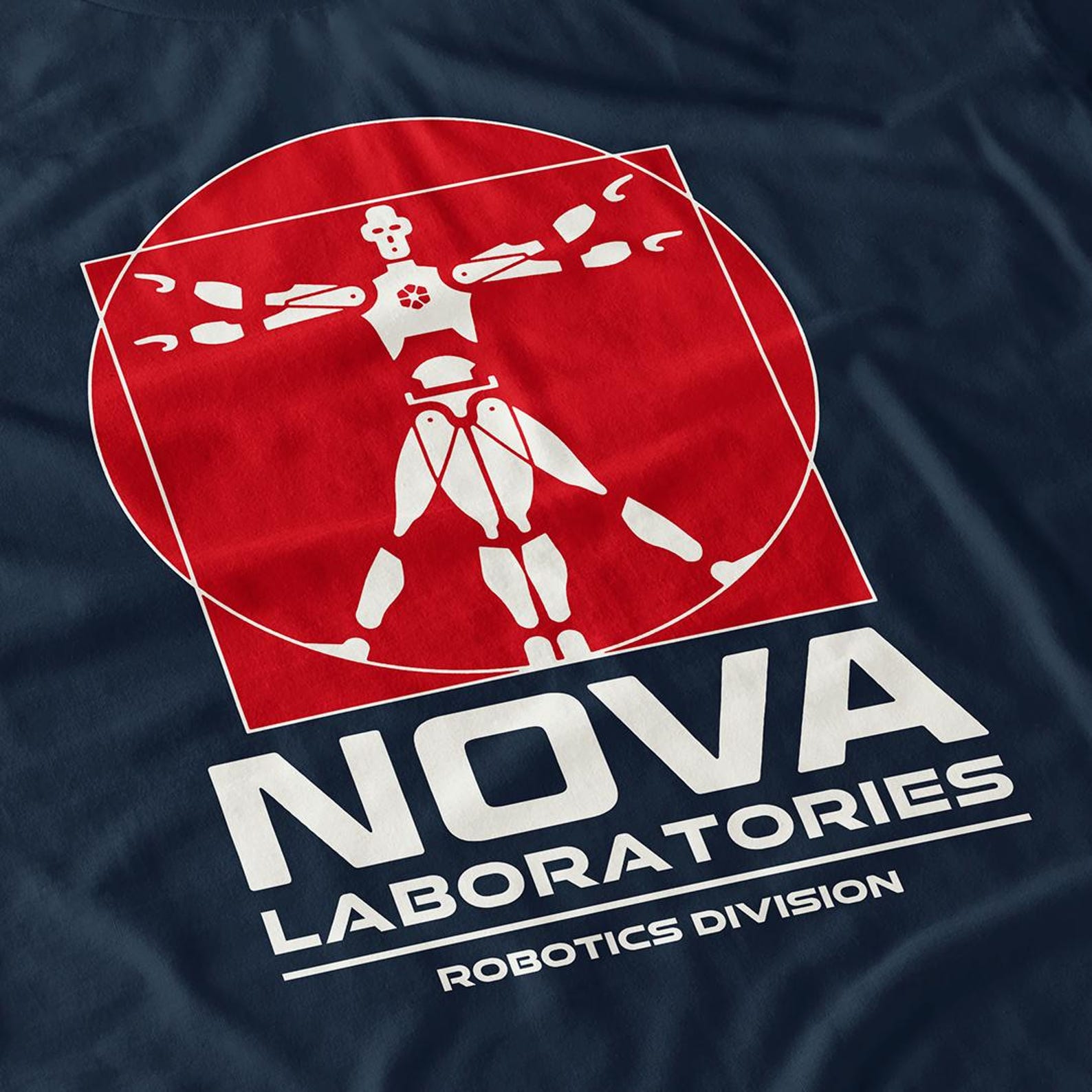 NOVA Laboratories Robotics Division Shirt - 80s Sci-fi Movie Inspired ...