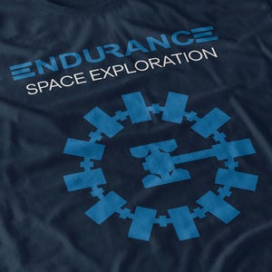 Endurance Space Exploration Shirt - Spaceship Sci-Fi Movie Tee