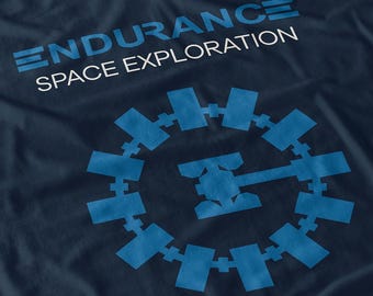 Endurance Space Exploration Shirt - Spaceship Sci-Fi Movie Tee