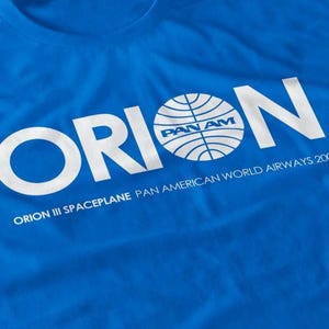 2001: A Space Odyssey T-Shirt - Orion Pan Am Retro Design