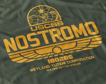 NOSTROMO T-SHIRT Uomo Film Alieno USCSS Weyland-Yutani 180286 - Foto 6