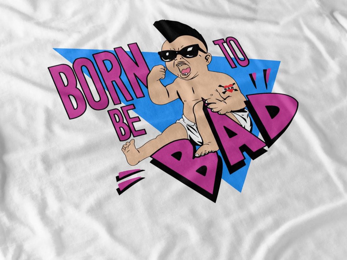 ★BADBLOOD★ BORN TO BE T-SHIRT Badblood BORN TO BE T-Shirt - Black – BBGSHOPHK