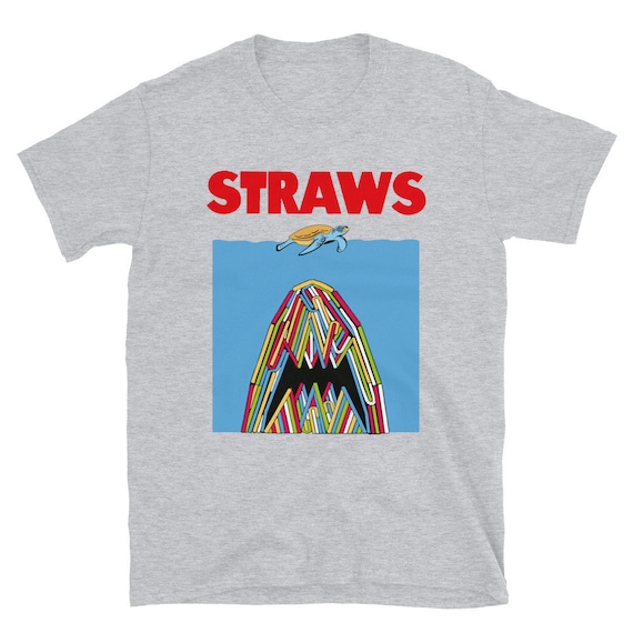 Straws jaws shirt Clearance