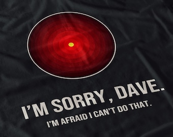 Hal 9000-skjorta - Space Odyssey Retro Sci-Fi-film-skjorta