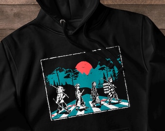 Abbey Road Manga Parody Hoodie - Inspired Japanese Anime Hoodie