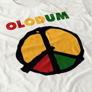 T-shirt Débardeur Olodum Brazil - Message Peace Love Happiness - Coton Classique