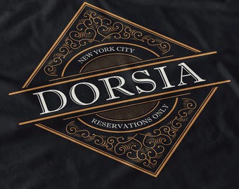 Camisa del restaurante Dorsia - Camisa de película de alta cocina de Nueva York