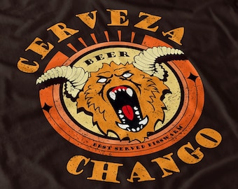 Cerveza Chango Shirt - El Mariachi Piss Warm Movie Inspired Beer Tee