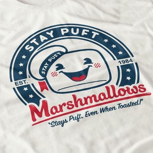 Stay Puft Marshmallow Man Shirt - Funny Movie Inspired 80s Shirt - Marshmallow Man Tee - Gifts for Movie Fans - 80s Sci-Fi Nostalgia Gift