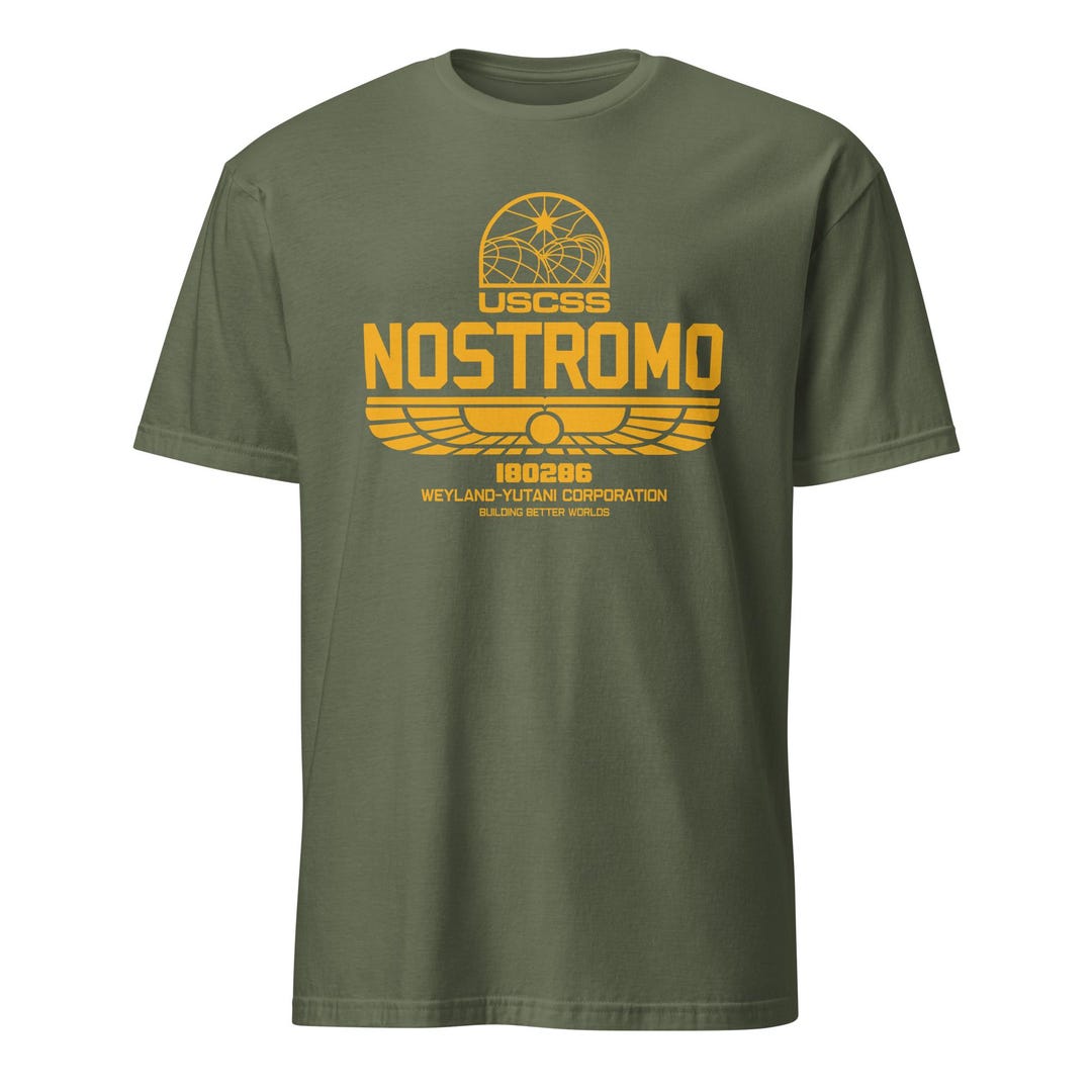 Sweat à Capuche Unisex Inspiré Aliens Nostromo - USCSS Weyland, Design Imprimé Main, Qualité UE