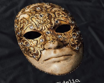 Fidelio Shirt - Venetian Mask 90s Cult Movie Inspired Tee