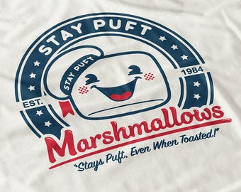 Camiseta Stay Puft Marshmallow Man - Camiseta de la película Ghosts de los 80