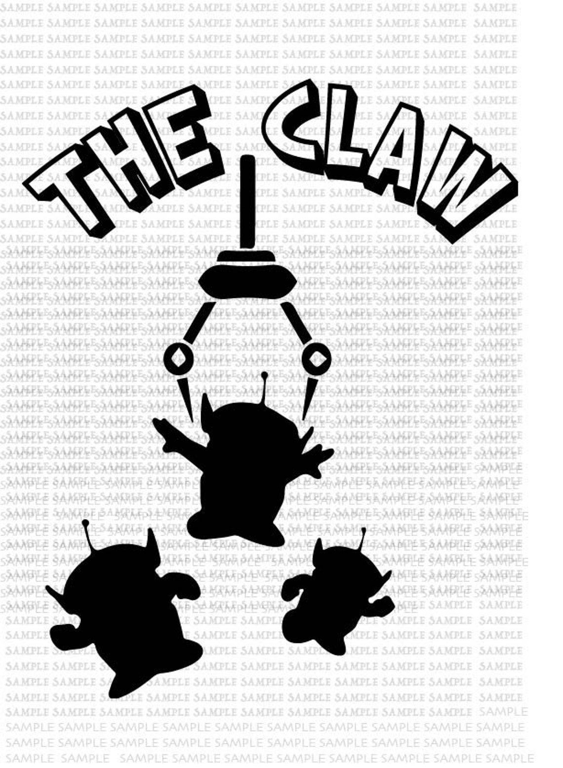 The Claw Toy Story SVG Vector Clipart Cut File Toy Story | Etsy