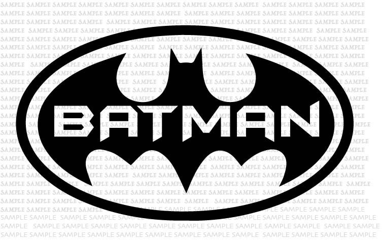 Batman logo SVG Vector Clipart Cut File Batman Clip Art | Etsy