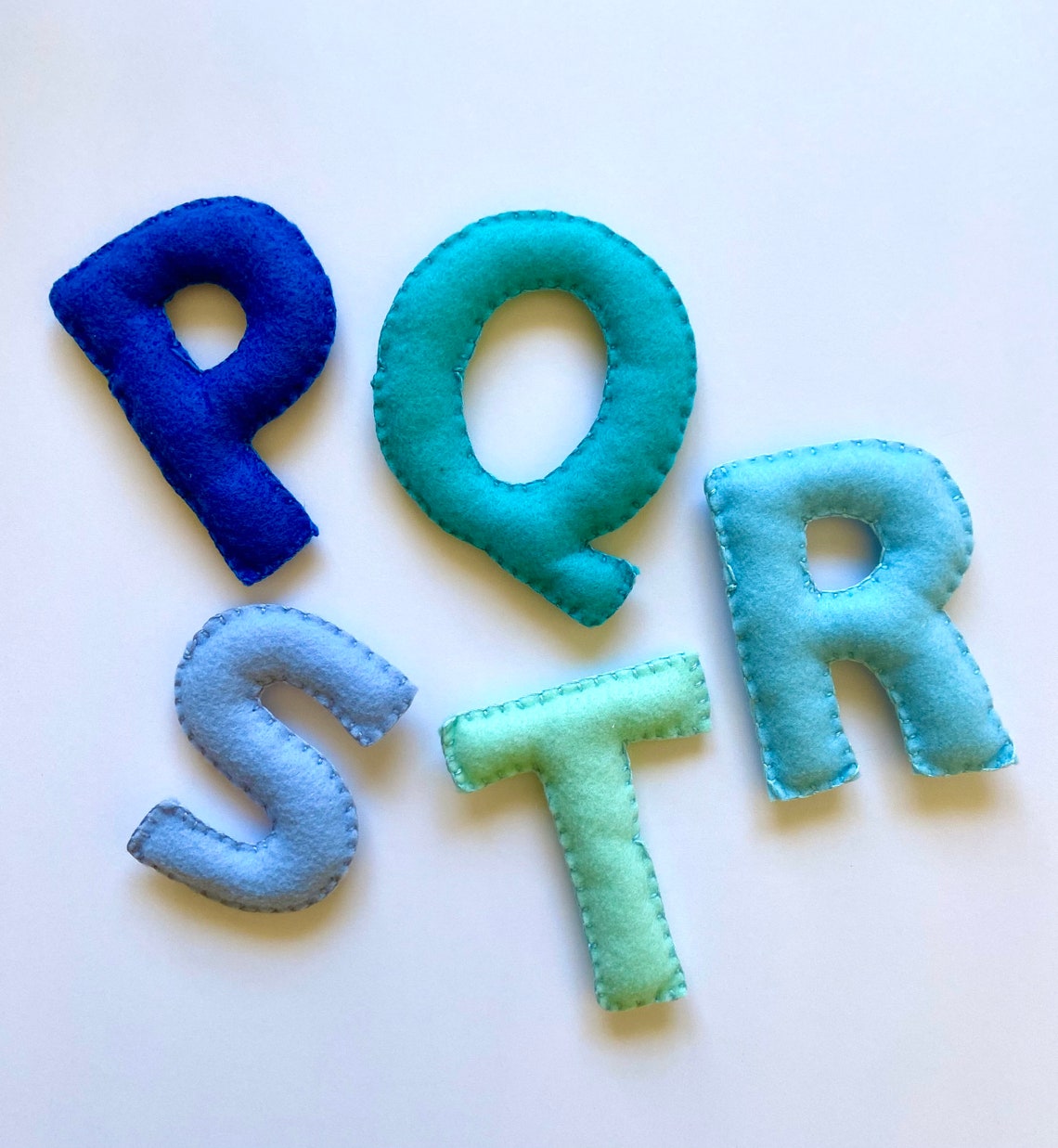 puffy alphabet letters