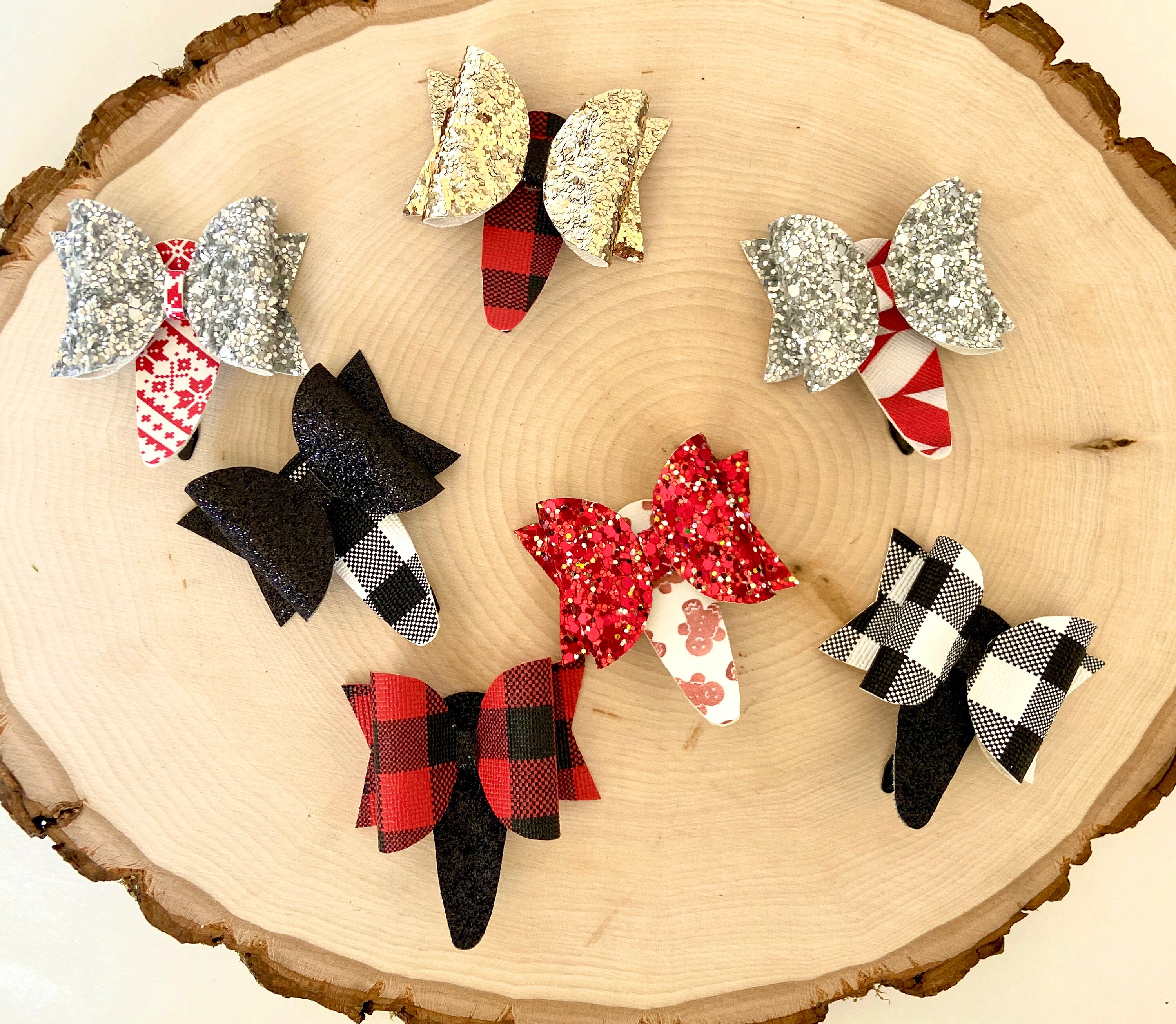 Christmas Snap Clips Holiday Snap Clips Snap Clip Grab Bag | Etsy