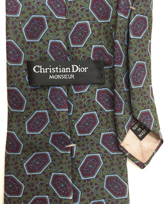 Vintage Necktie - Christian Dior Monsieur - Desig… - image 3