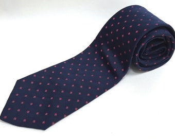 Vintage Necktie - Italian Polyester by Delmani - Designer Tie | Menswear | Neckwear | Formal | Gift for Him | Winter Tie