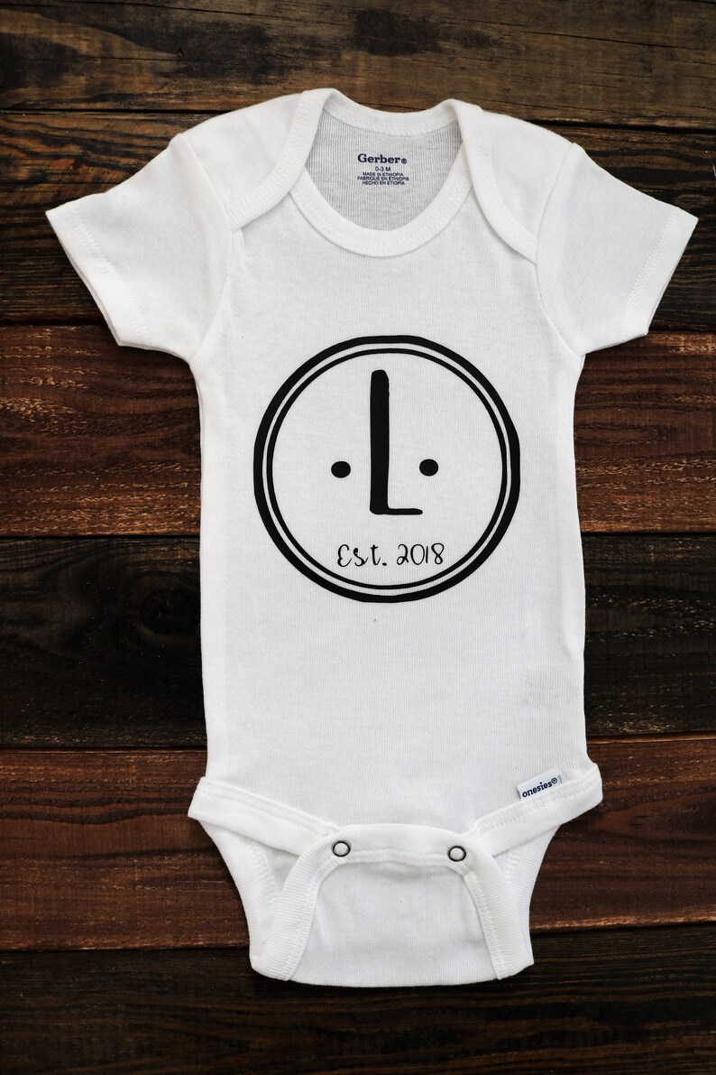 personalized onesie for baby boy