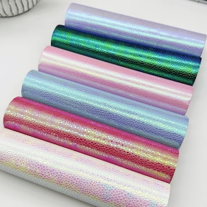 Holographic Faux Leather Sheets